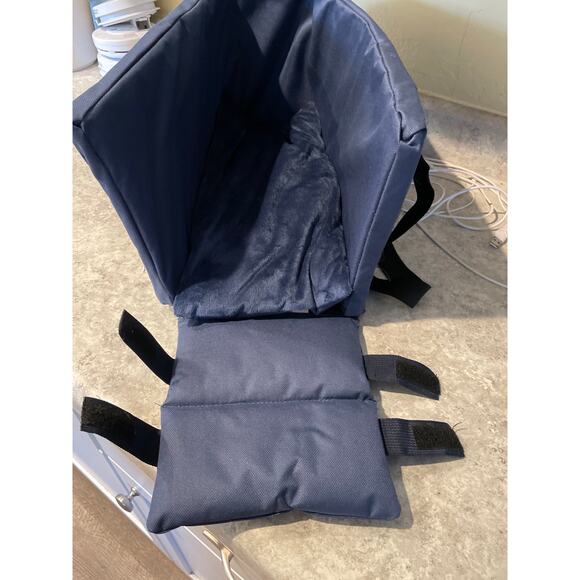 Pet Console Seat For Small Dogs 17.71in X 9.05in Navy - Picture 5 of 9